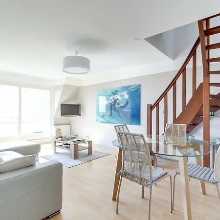 Duplex Apartment With Sea View And Roof Terrace Trouville-sur-Mer Exterior foto
